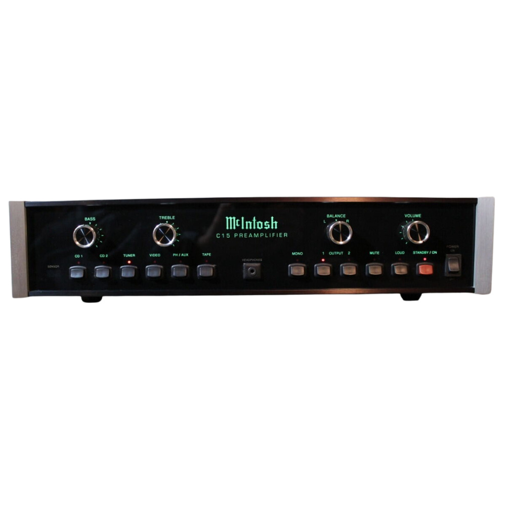 Vintage McIntosh C-15 C15 Preamplifier Pre-Amp Excellent - No Remote Or Manual
